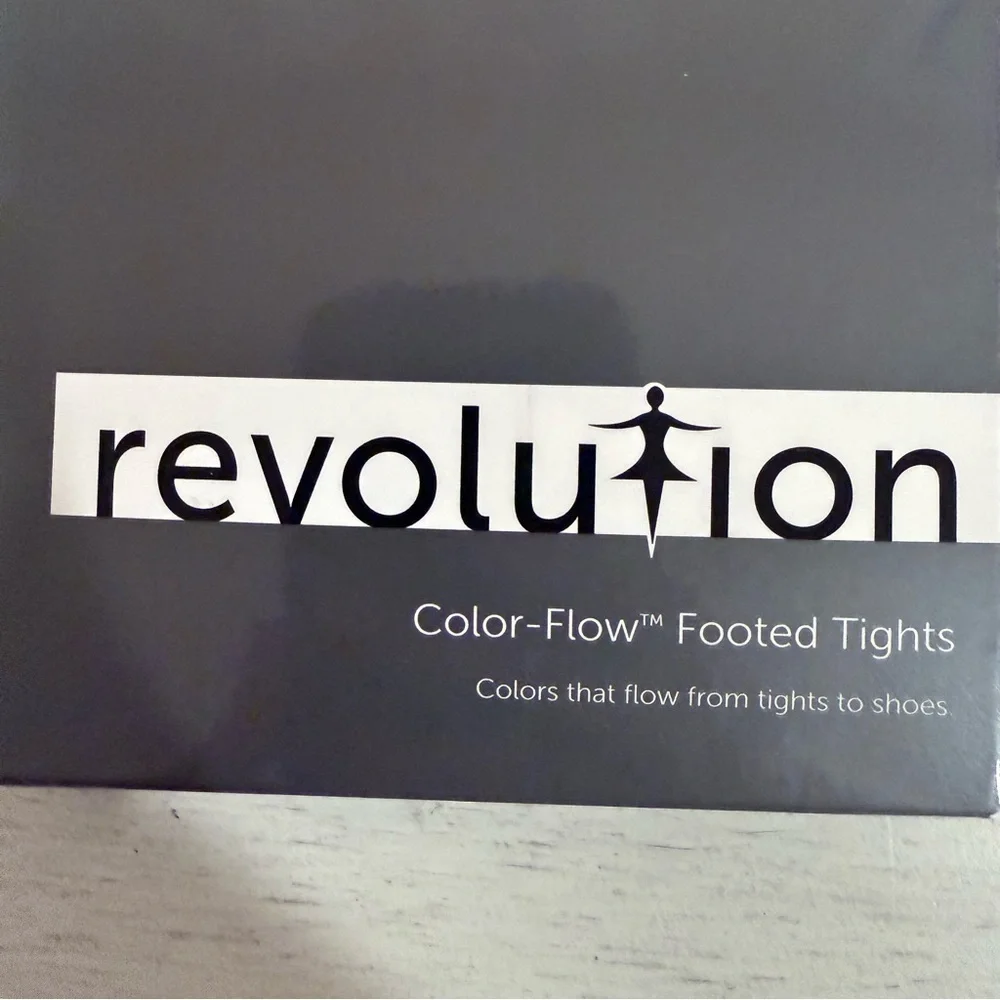 Revolution Color-Flow Footed Tights in White